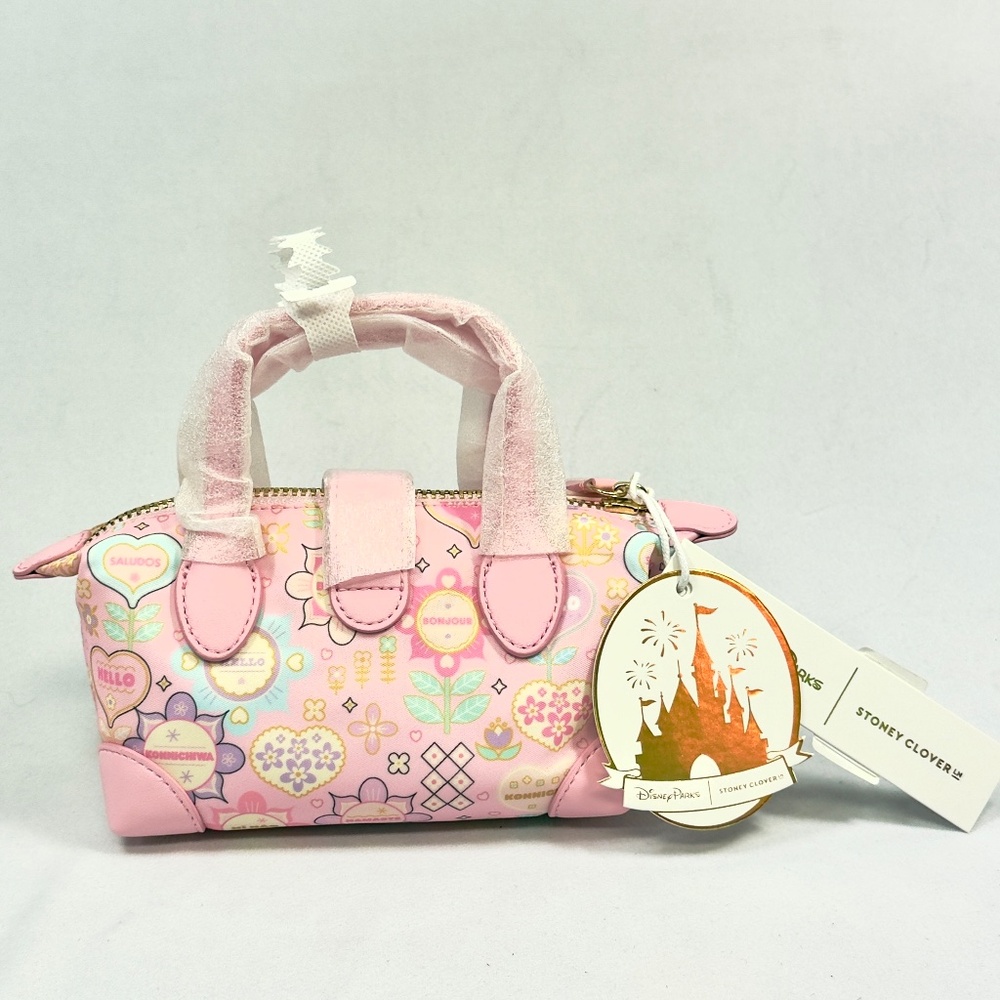 Disney Parks 2025 Stoney Clover Lane It’s A Small World Mini Crossbody Pouchette - Picture 4 of 4